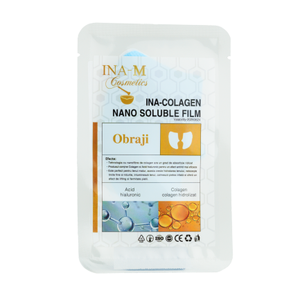 Masca Cu Colagen Hidrolizat Și Acid Hialuronic Pentru Obraji (COD-MCO1)